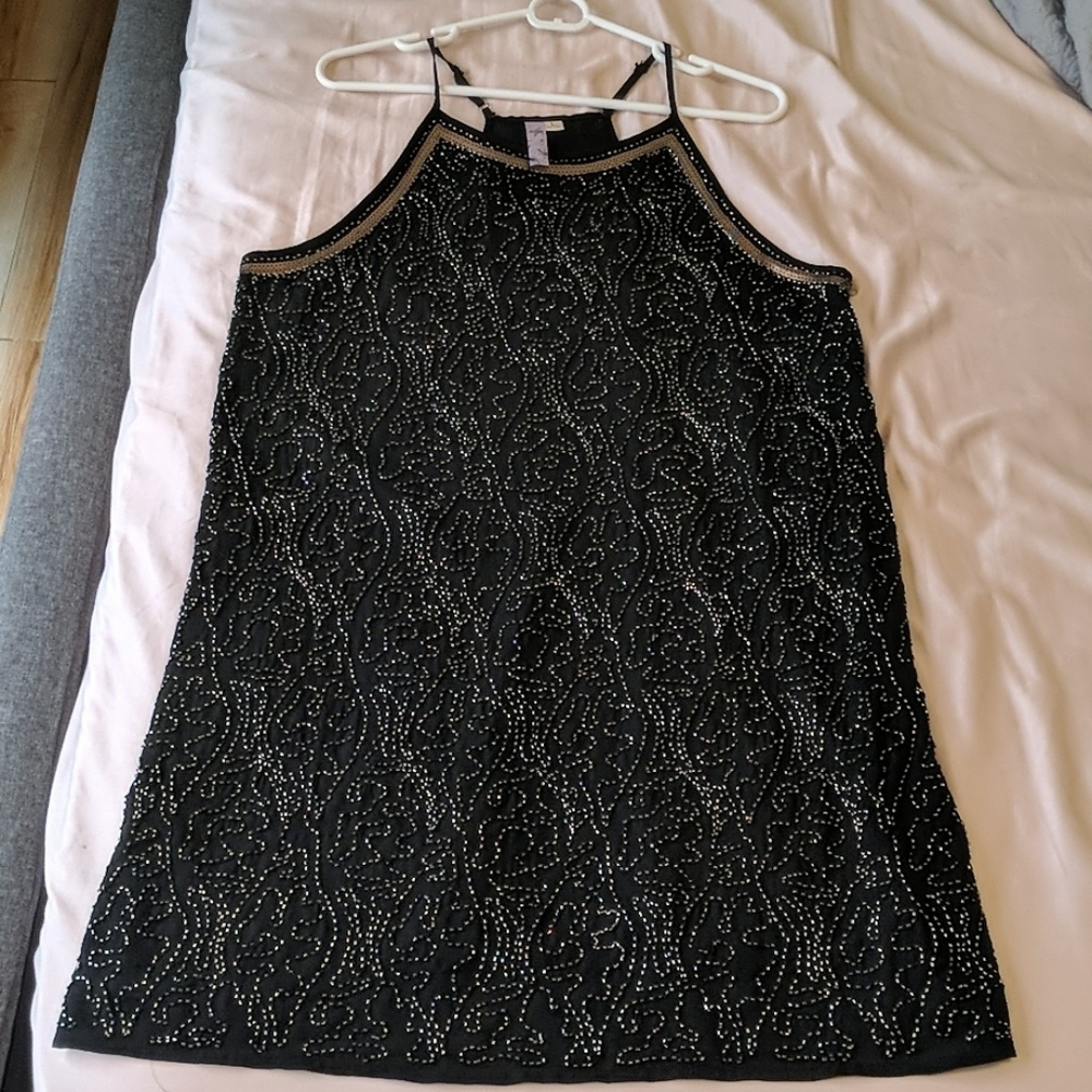 Alya Black sequined dress